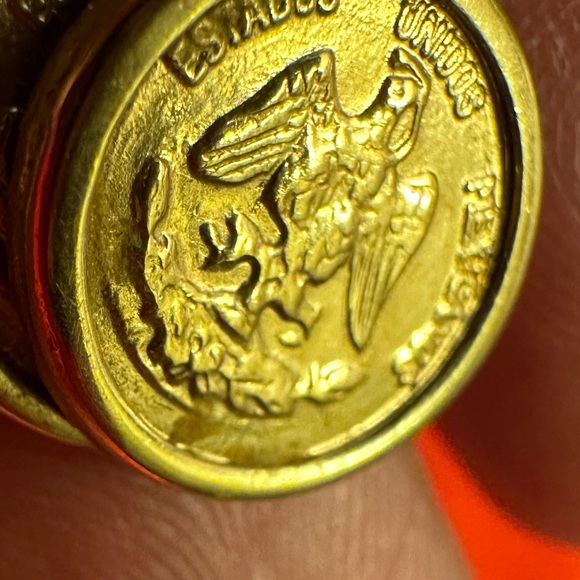 WOW POSHMARK - 14K Gold Three Coins Charm Ring - Picture 8 of 16